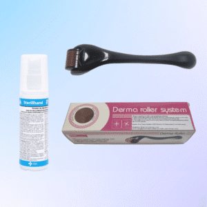 dermaroller +płyn do dezynfekcji zestaw